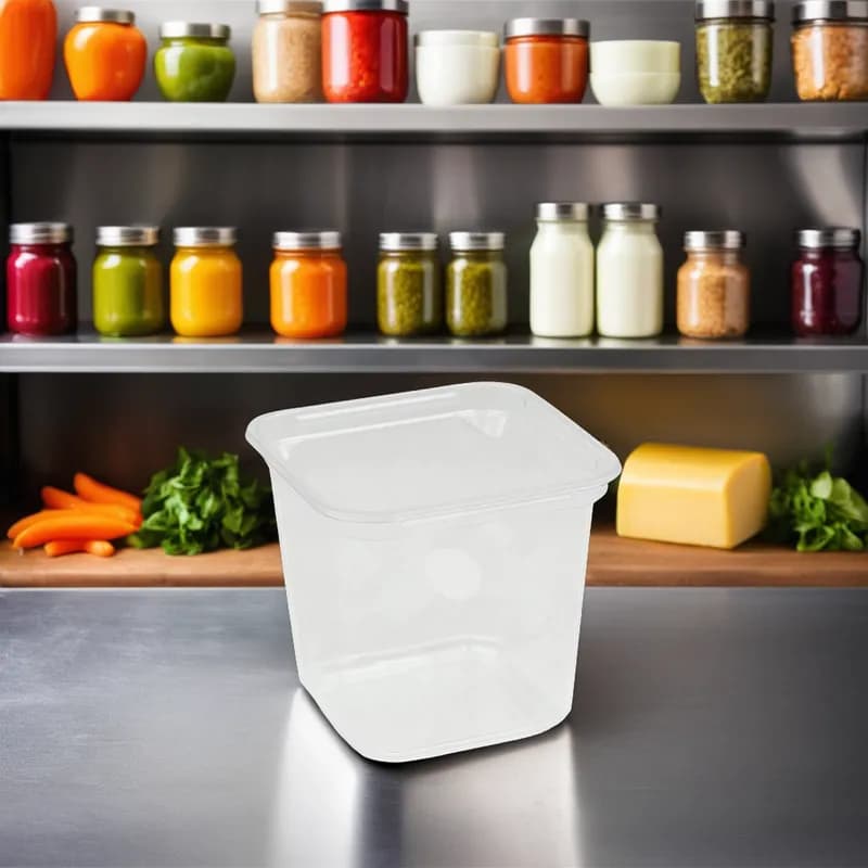 Victoria Bay Deli Container 24 OZ PET Clear Square 600/Case