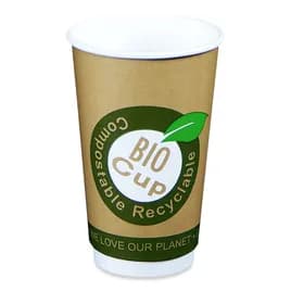 Victoria Bay Bio Hot Cup 16 OZ Double Wall 500/Case