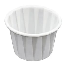 Souffle & Portion Cup 1 OZ Paper White 5000/Case