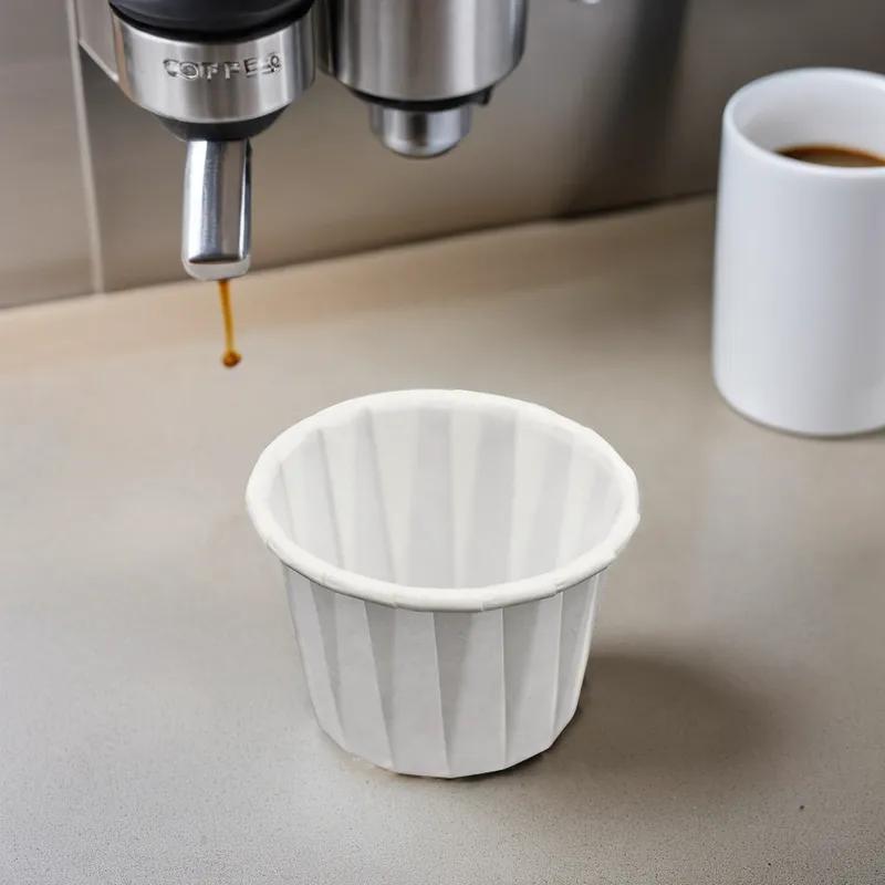 Souffle & Portion Cup 1 OZ Paper White 5000/Case