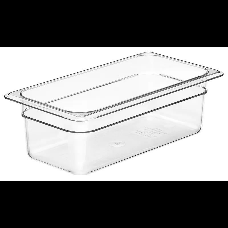 Camwear® Food Pan 1/3 4 IN Clear 1/Each