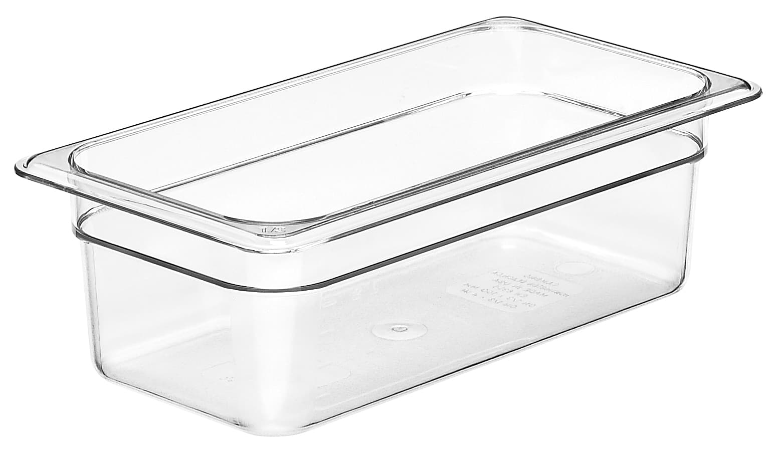 Camwear® Food Pan 1/3 4 IN Clear 1/Each