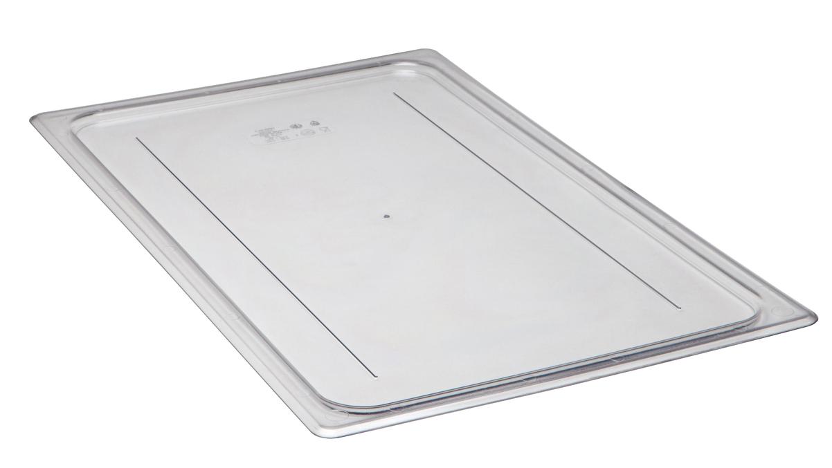 Camwear® Food Pan Cover Full Size Clear With Flat Lid 1/Each