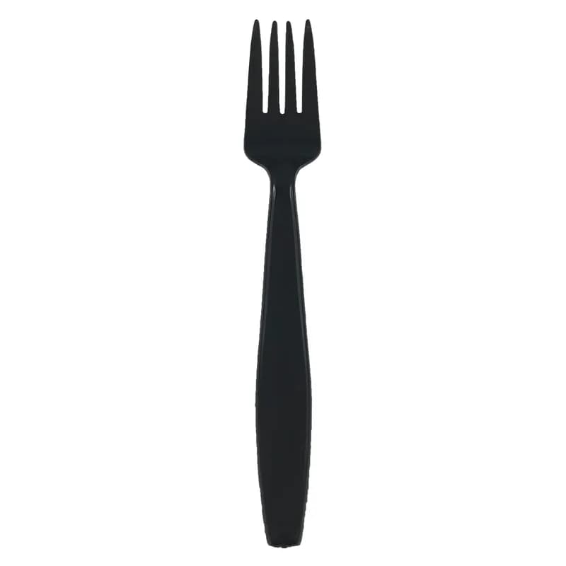 Victoria Bay Fork PP Black Heavyweight Unwrapped 100 Count/Pack 10 Packs/Case 1000 Count/Case