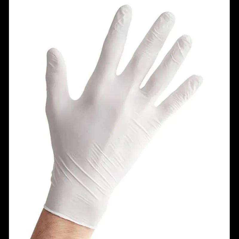 Victoria Bay Gloves Medium (MED) White Nitrile Powder-Free 1000/Case