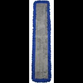 Dust Mop 24X5 IN Blue Microfiber Loop End 1/Each