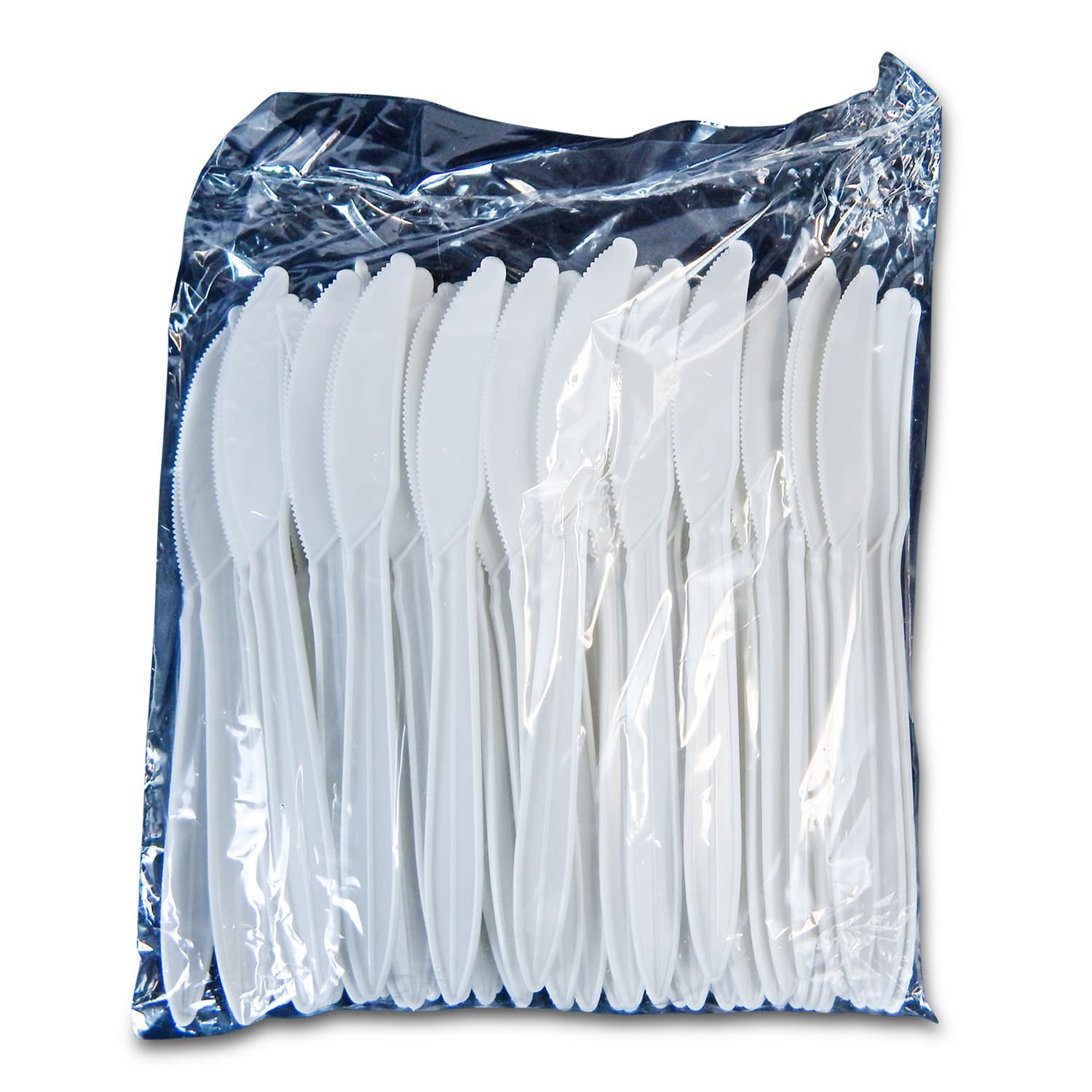 Victoria Bay Knife PP White Medium Weight 100 Count/Pack 10 Packs/Case 1000 Count/Case