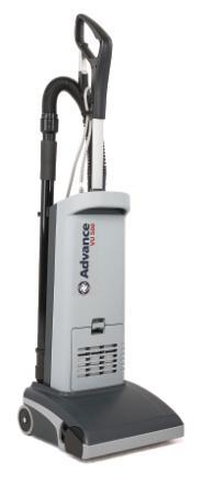 Advance Commercial Use Upright Vacuum 13.25X12.5X46.5 IN 3.4 QT 11.5IN Gray Plastic 9 amp 120 Volt With 33FT Cord 1/Each