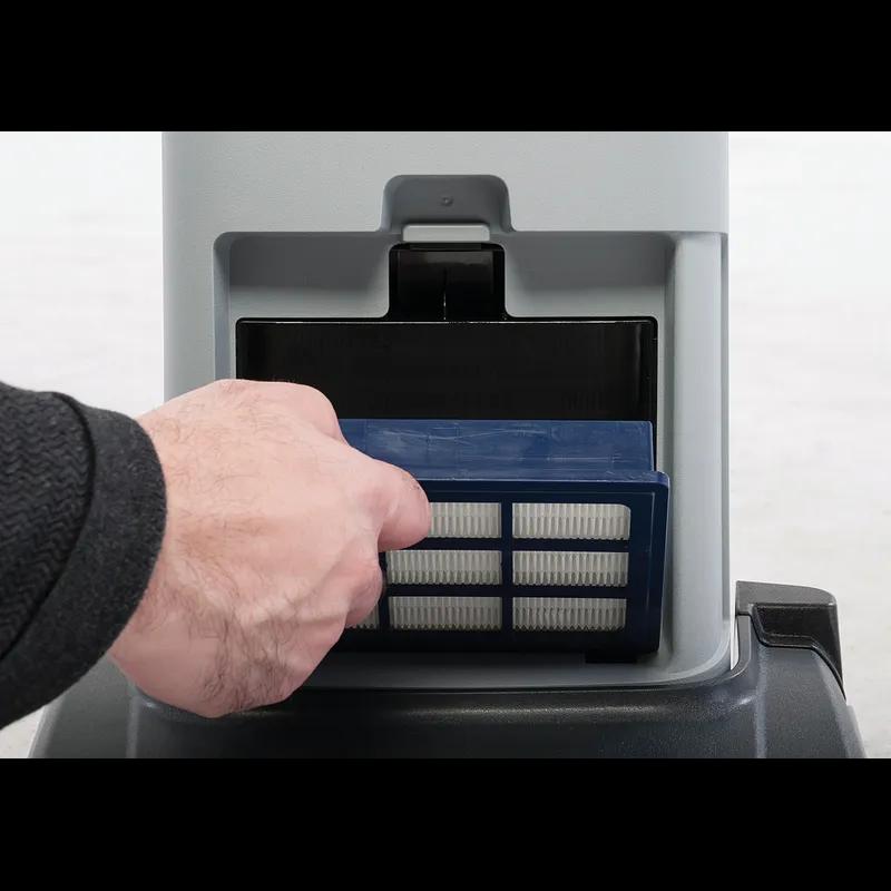 Advance Commercial Use Upright Vacuum 13.25X12.5X46.5 IN 3.4 QT 11.5IN Gray Plastic 9 amp 120 Volt With 33FT Cord 1/Each