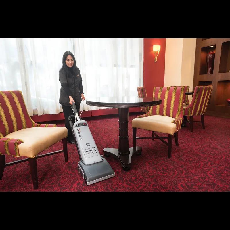 Advance Commercial Use Upright Vacuum 13.25X12.5X46.5 IN 3.4 QT 11.5IN Gray Plastic 9 amp 120 Volt With 33FT Cord 1/Each