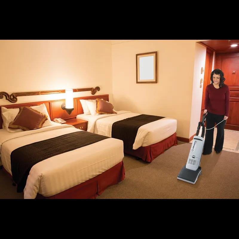 Advance Commercial Use Upright Vacuum 13.25X12.5X46.5 IN 3.4 QT 11.5IN Gray Plastic 9 amp 120 Volt With 33FT Cord 1/Each