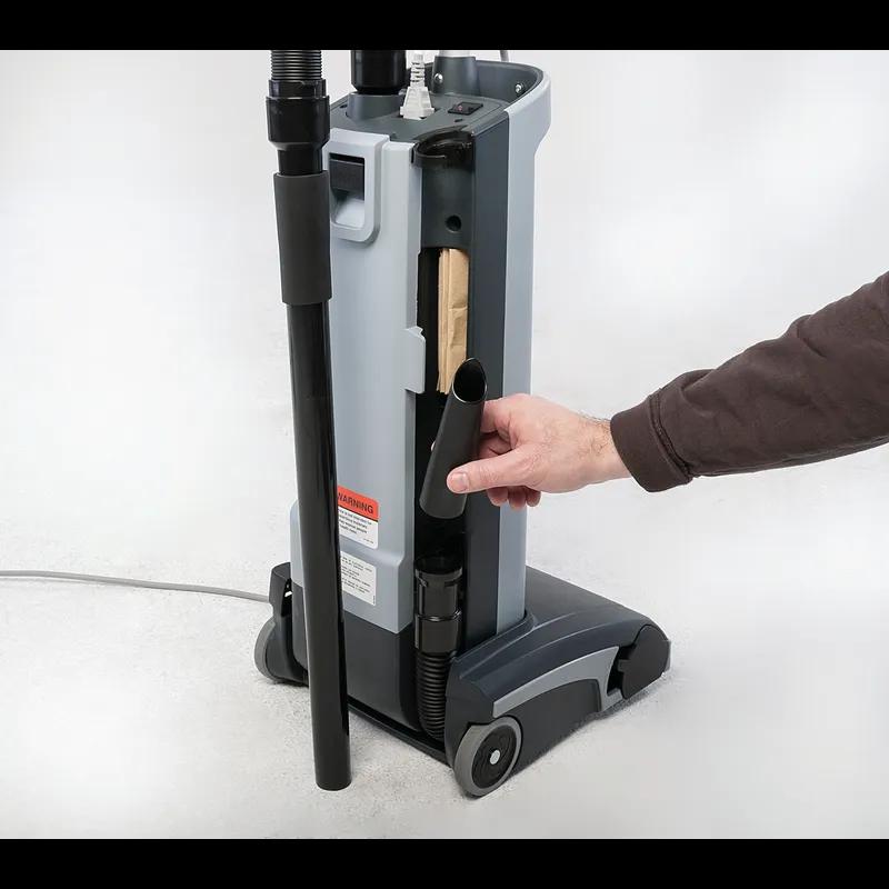 Advance Commercial Use Upright Vacuum 13.25X12.5X46.5 IN 3.4 QT 11.5IN Gray Plastic 9 amp 120 Volt With 33FT Cord 1/Each