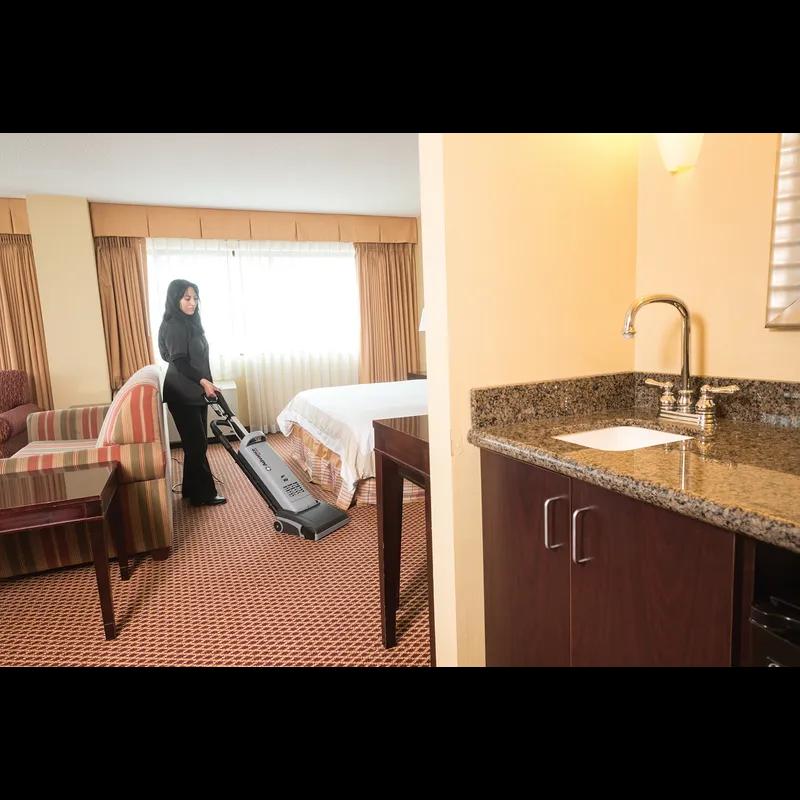 Advance Commercial Use Upright Vacuum 13.25X12.5X46.5 IN 3.4 QT 11.5IN Gray Plastic 9 amp 120 Volt With 33FT Cord 1/Each