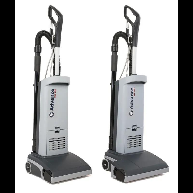 Advance Commercial Use Upright Vacuum 13.25X12.5X46.5 IN 3.4 QT 11.5IN Gray Plastic 9 amp 120 Volt With 33FT Cord 1/Each