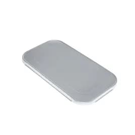 Victoria Bay Lid 1/3 Size Aluminum Silver For Steam Table Pan 50 Count/Pack 2 Packs/Case 100 Count/Case