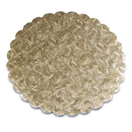 Victoria Bay Cake Circle 9 IN Corrugated Cardboard Gold 100/Case