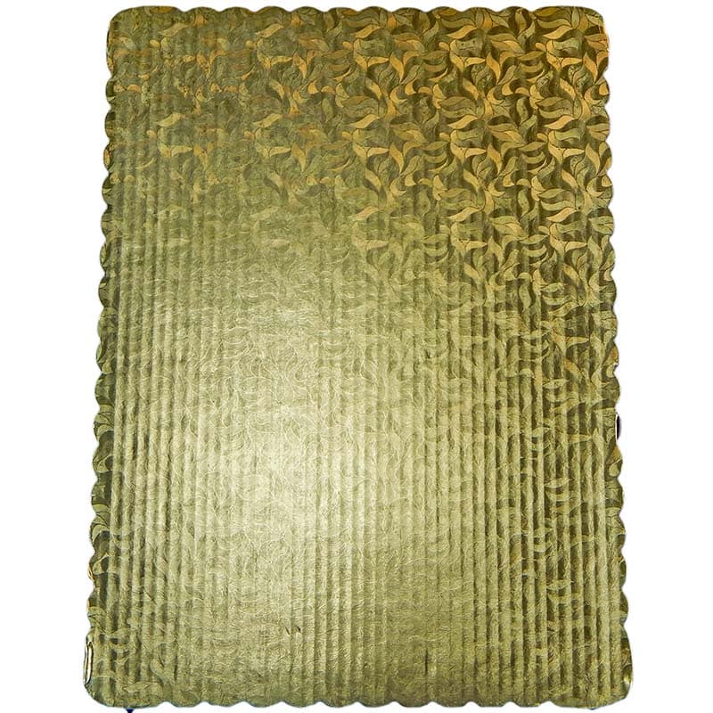 Victoria Bay Cake Board 1/2 Size Corrugated Cardboard Gold 50/Case