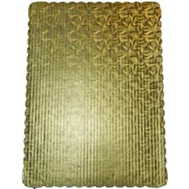 Victoria Bay Cake Board 1/2 Size Corrugated Cardboard Gold 50/Case
