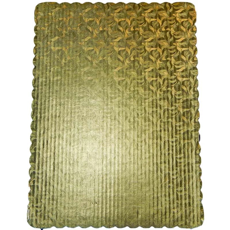Victoria Bay Cake Board 1/2 Size Corrugated Cardboard Gold 50/Case