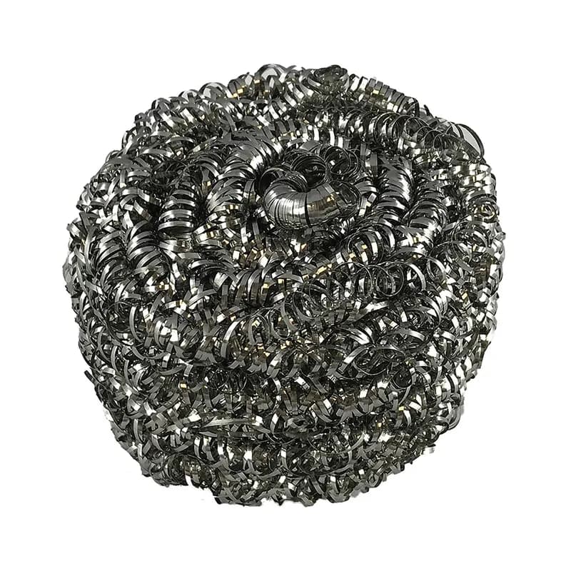 Victoria Bay Scrubber Stainless Steel Fiber Silver 12/Box