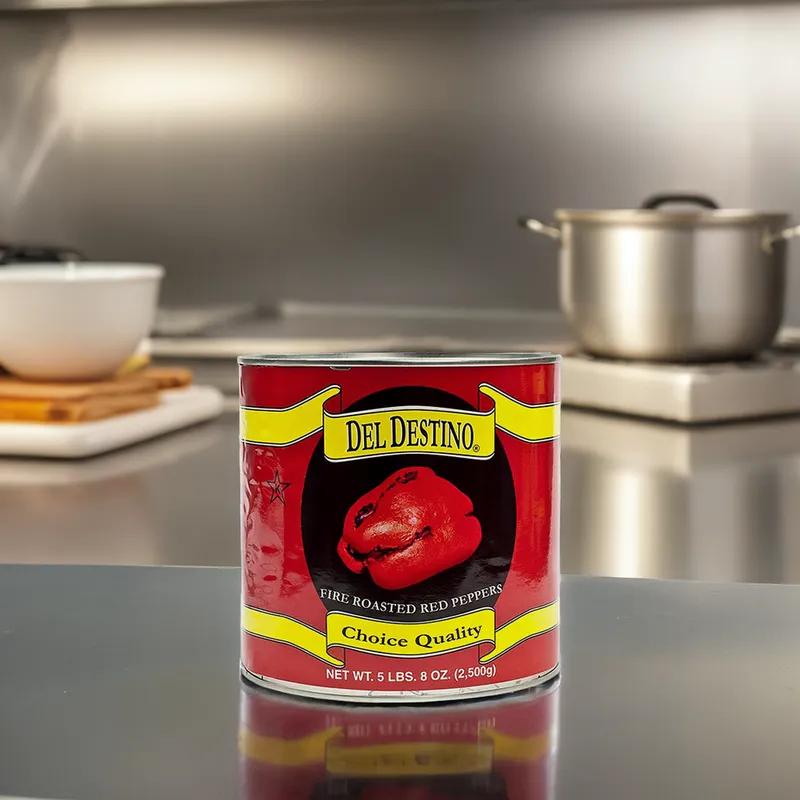 Fire Roasted Red Pepper 3 kg Whole 6/Case