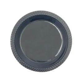 Victoria Bay Plate 10 IN HIPS Black Heavy 400/Case