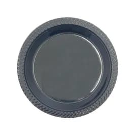 Victoria Bay Plate 10 IN HIPS Black Heavy 400/Case