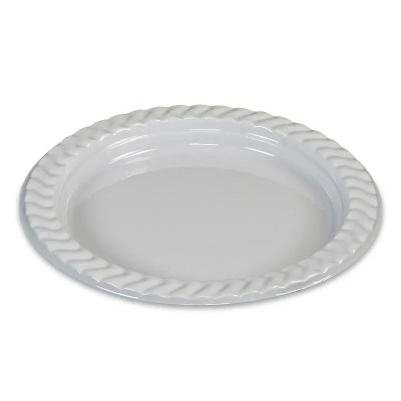Victoria Bay Plate 6 IN HIPS White Heavy 1000/Case
