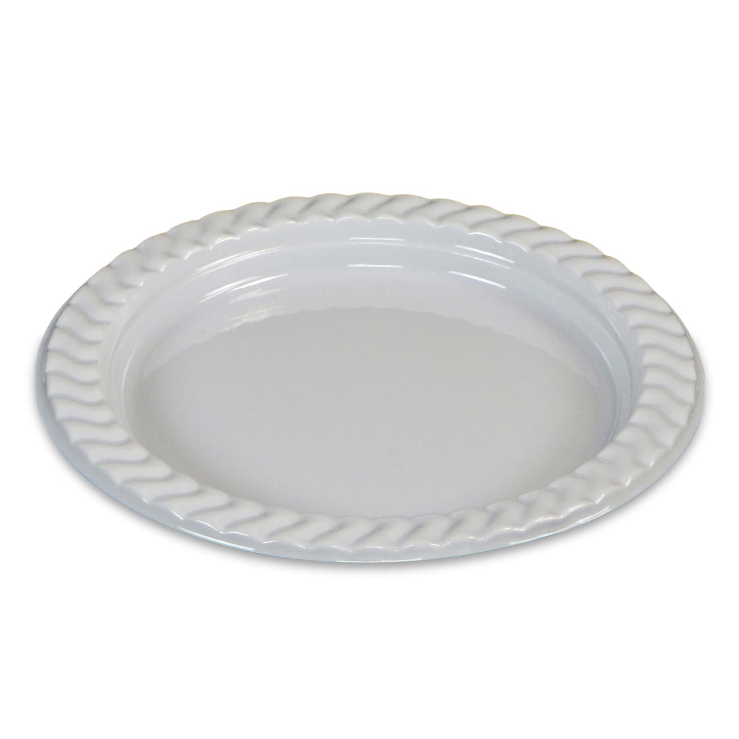 Victoria Bay Plate 6 IN HIPS White Heavy 1000/Case