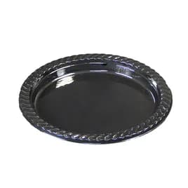 Victoria Bay Plate 7 IN HIPS Black Heavy 1000/Case