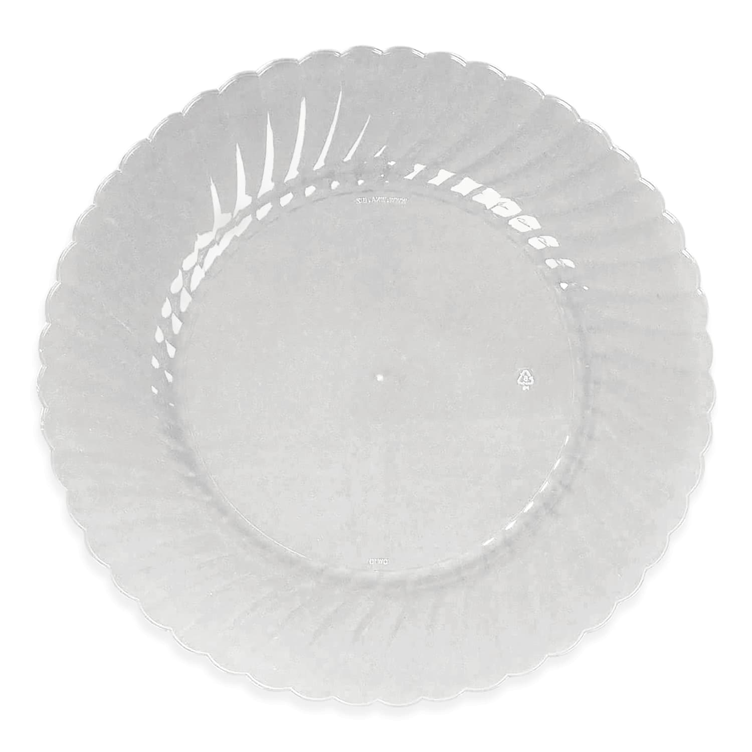 Dynasty Plate 10.25 IN PS Clear 180/Case