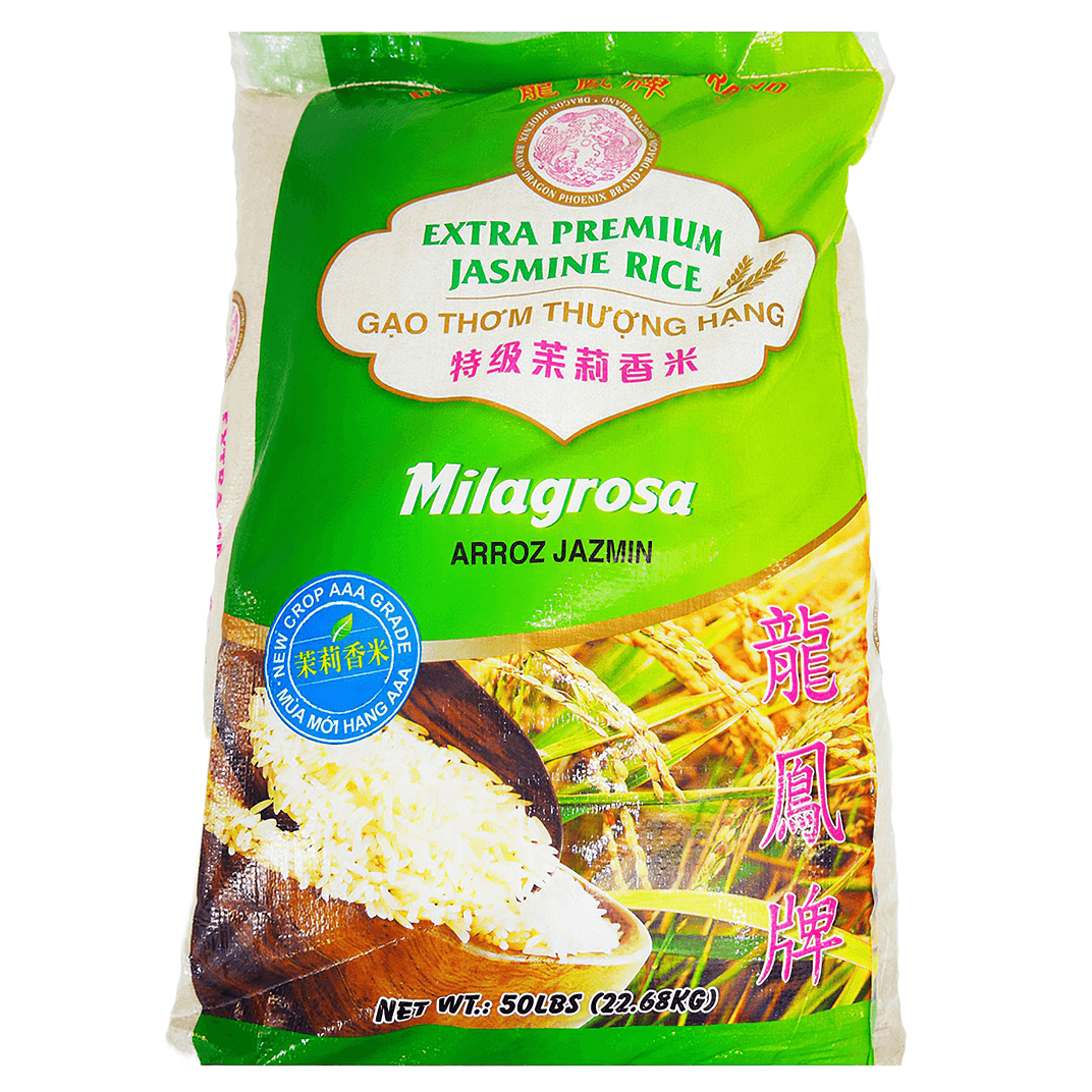 Jasmine Rice 50 LB Dragon Vietnam 1/Bag