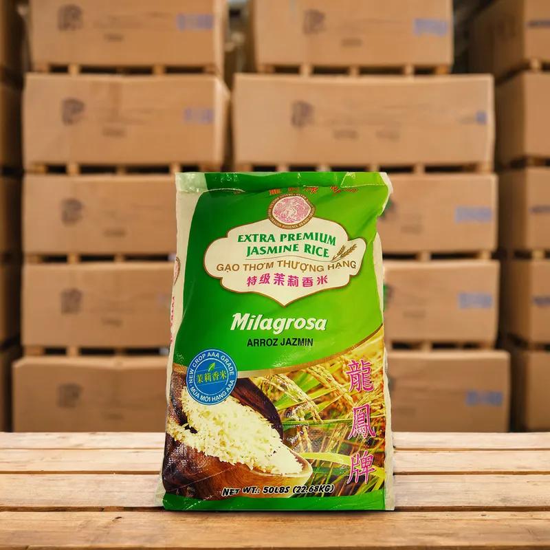 Jasmine Rice 50 LB Dragon Vietnam 1/Bag