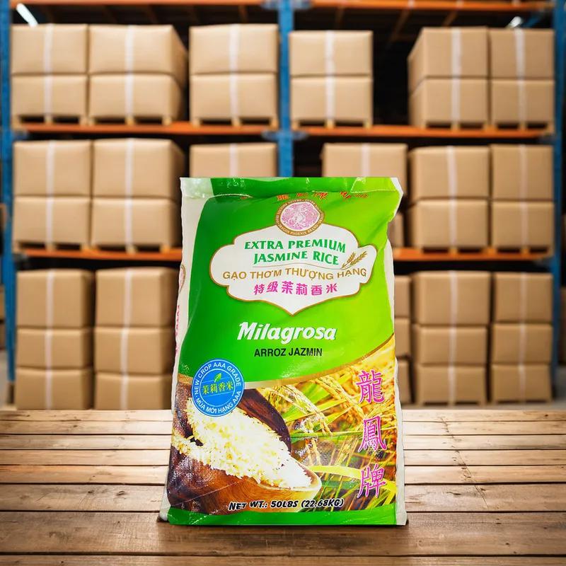 Jasmine Rice 50 LB Dragon Vietnam 1/Bag