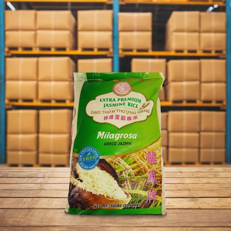 Jasmine Rice 50 LB Dragon Vietnam 1/Bag