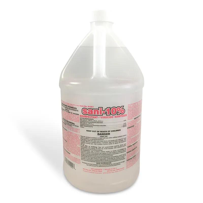 Sani-10% Sanitizer 1 GAL Liquid Quat 4/Case