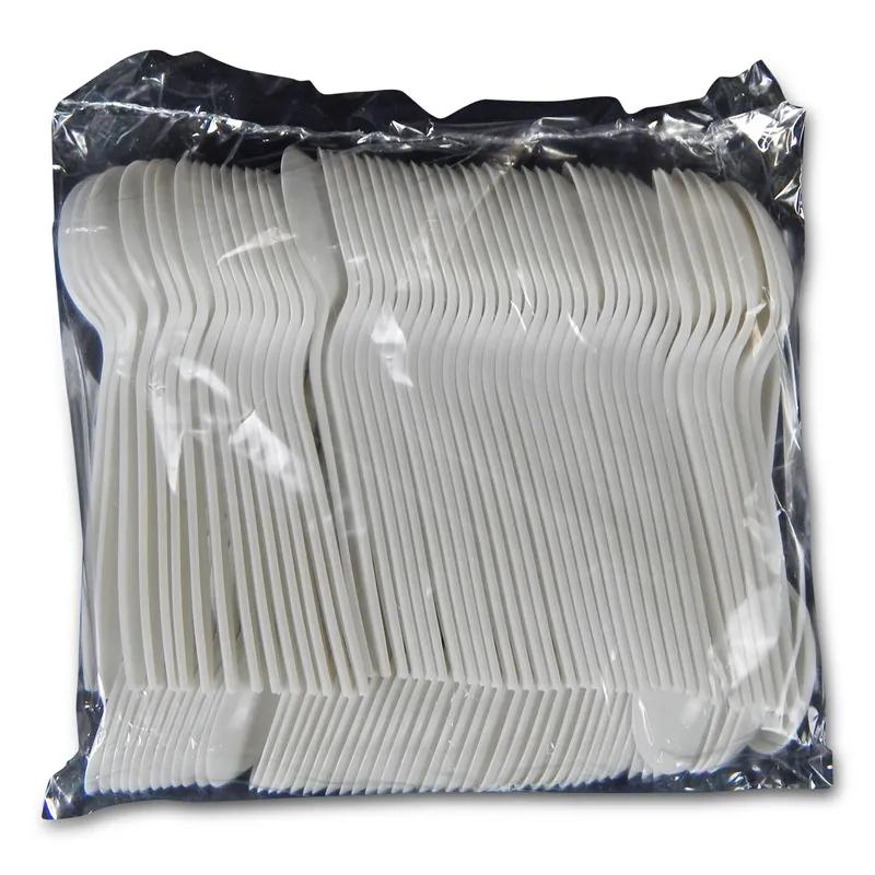 Victoria Bay Soup Spoon PP White Medium Weight 100 Count/Pack 10 Packs/Case 1000 Count/Case