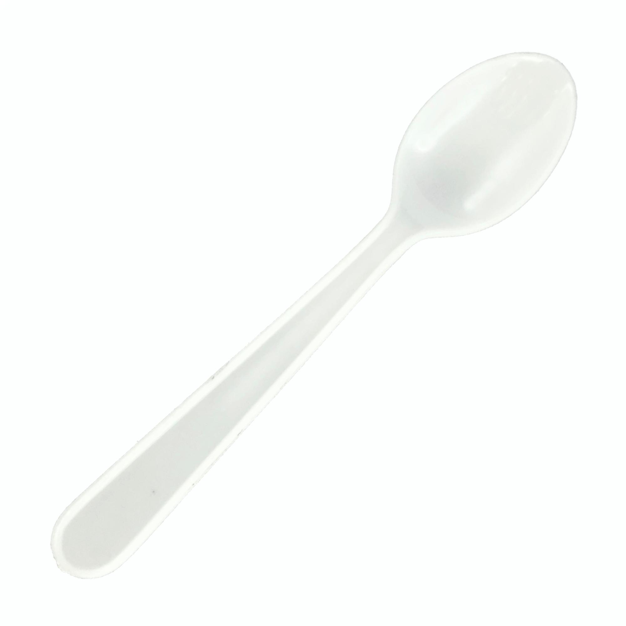 Victoria Bay Teaspoon PP White Medium Weight 100 Count/Pack 10 Packs/Case 1000 Count/Case