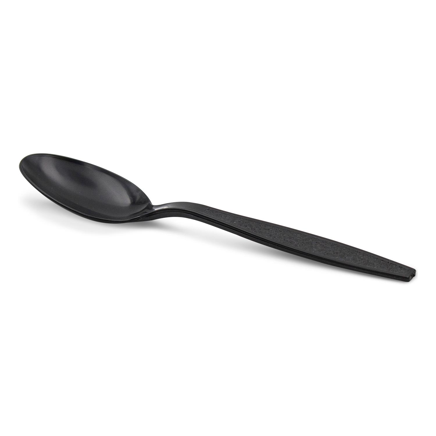 Victoria Bay Spoon PS Black Extra Heavy 100 Count/Pack 10 Packs/Case 1000 Count/Case