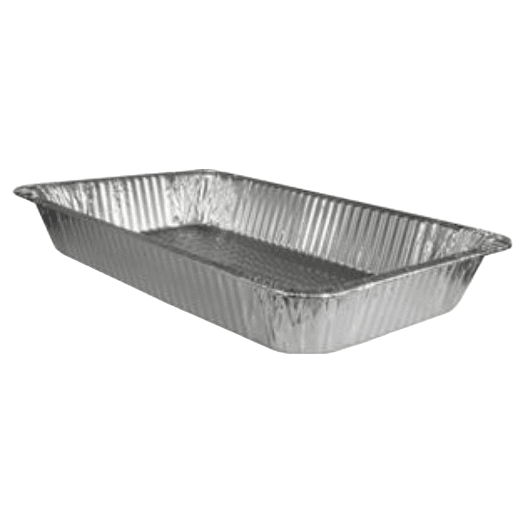 Steam Table Pan Full Size Foil Silver Deep 50/Case