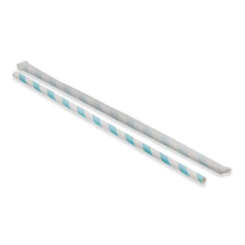 Victoria Bay Straw 10 IN Blue White Wrapped 3000/Case