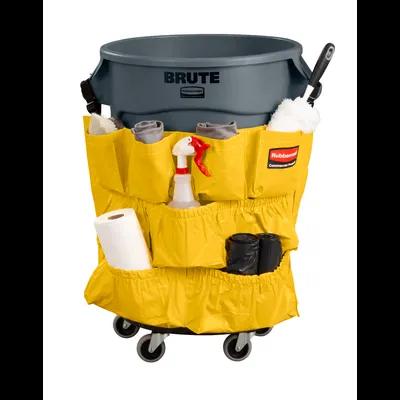 Brute® Receptacle Caddy Bag 14X10.5X1.5 IN Yellow Vinyl Nylon 1/Each