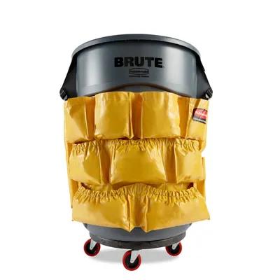 Brute® Receptacle Caddy Bag Yellow Nylon 1/Each