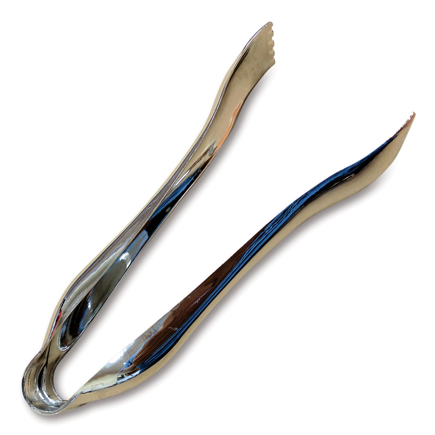 Tongs 6.25 IN PS Silver 72/Case