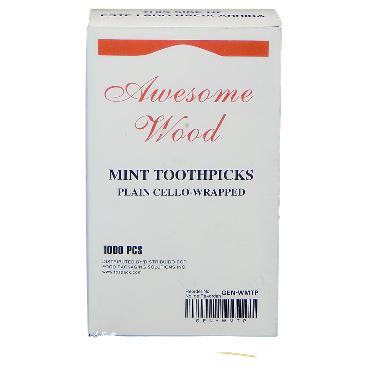 Victoria Bay Toothpick Wood Mint Wrapped 12000/Case