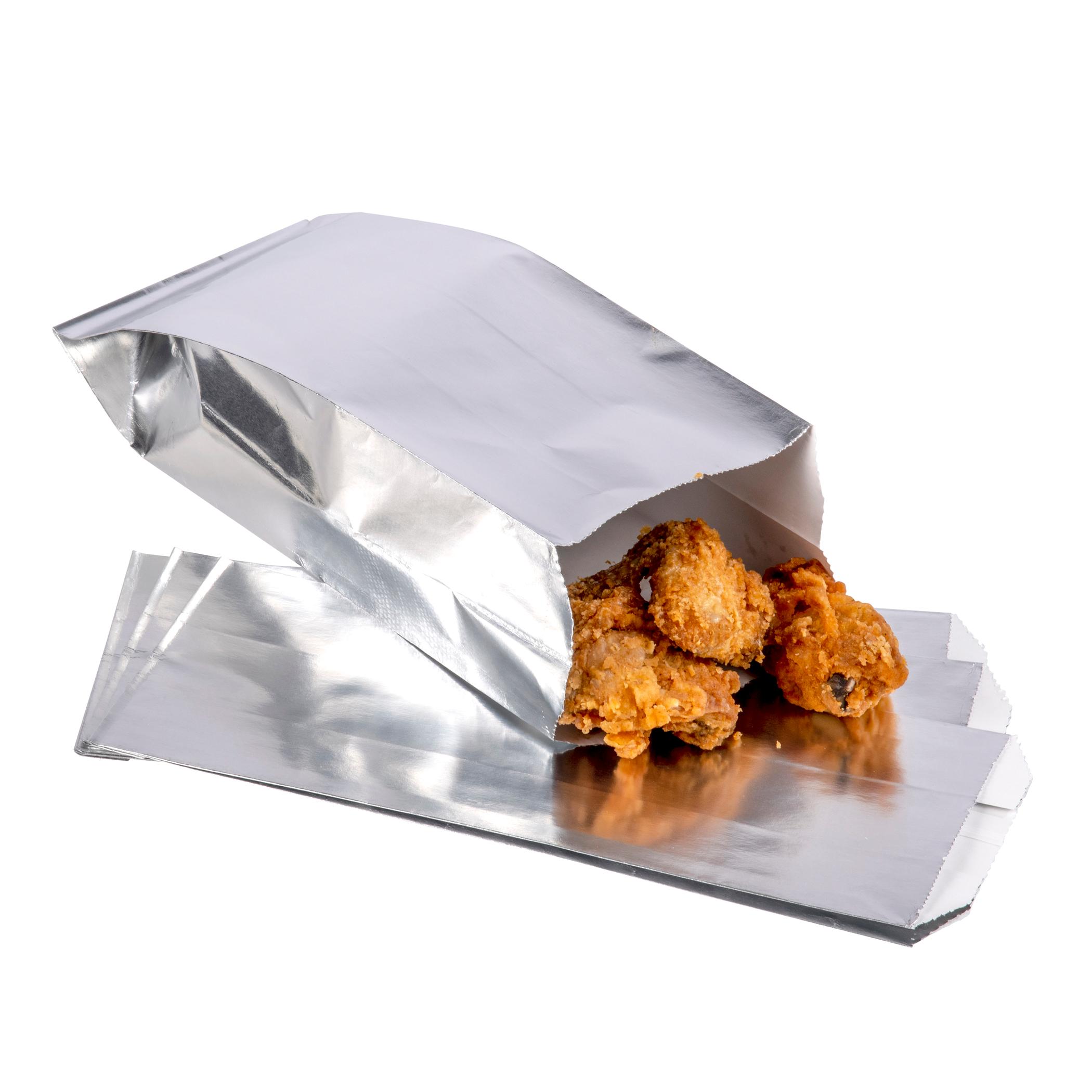 Bag 5X3.5X12 IN 1 QT Foil-Lined Paper Plain Insulated 500/Case