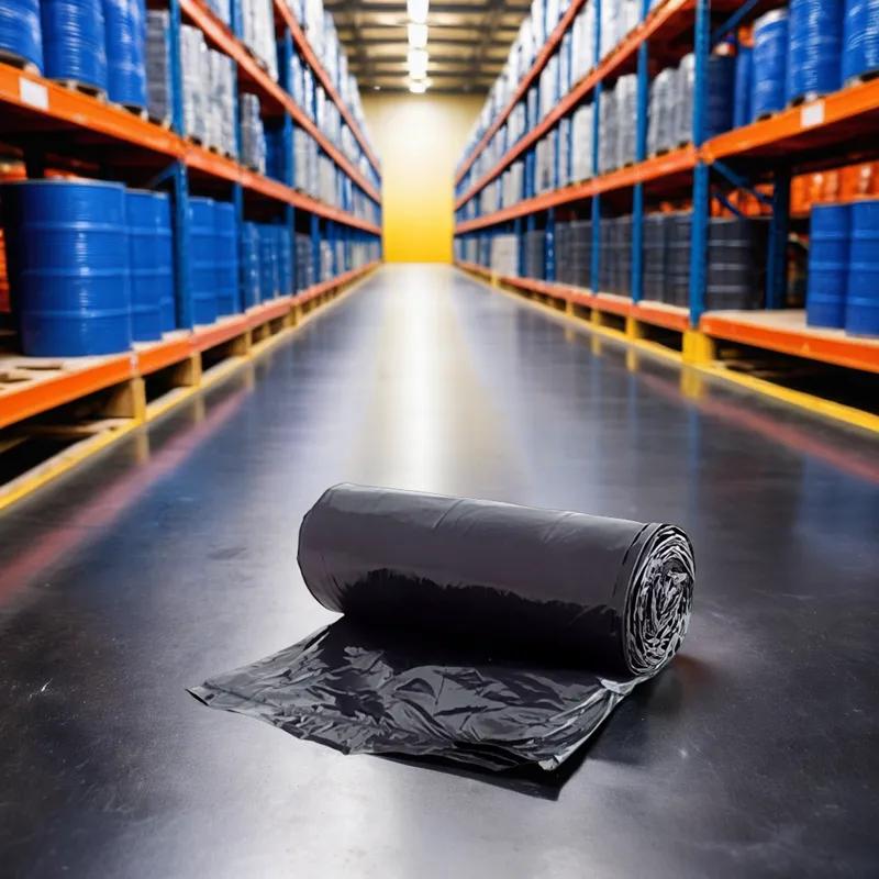 Can Liner 36X58 IN Black LDPE 1.8MIL 100/Case