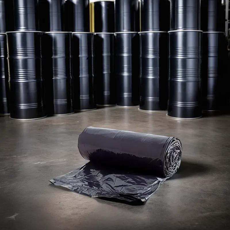 Can Liner 36X58 IN Black LDPE 1.8MIL 100/Case