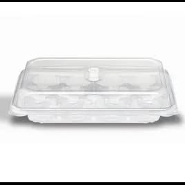 Crystal Seal® Mini Muffin Container & Lid Combo 7.81X7.63X3.22 IN 12 Compartment PET Clear 200/Case