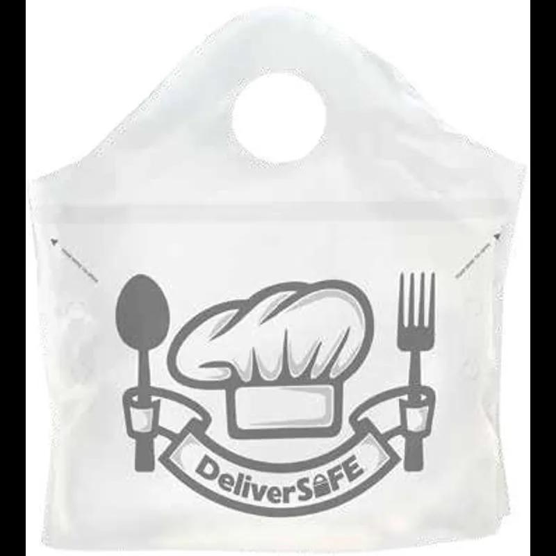 Pak-Sher® Super Wave® Style Bag High-Density Polyethylene (HDPE) Frosted Clear Tamper-Resistant 250/Case